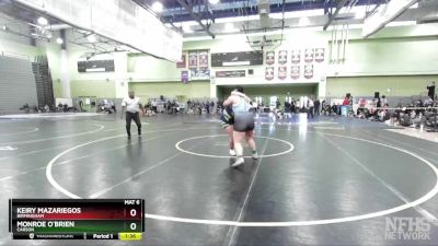 235 lbs Semifinal - Keiry Mazariegos, BIRMINGHAM vs Monroe O`Brien, CARSON