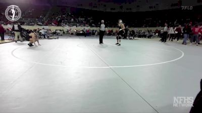 3A-165 lbs Semifinal - Lubbock Drake, WARNER vs Brady Benham, SPERRY