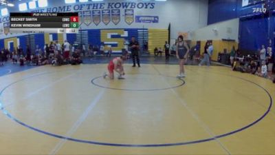 115 lbs Cons. Round 3 - Teagen Smith, Camden Outsiders vs Lucy Dixon, Soldier City