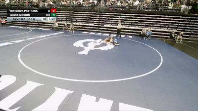 4A 140 lbs Semifinal - Alicia Sherod, Highland vs Britzeida Pastrana, Dixie