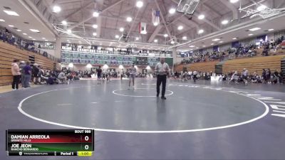 126 lbs Cons. Round 6 - Joe Jeon, Rancho Bernardo vs Damian Arreola, Granite Hills