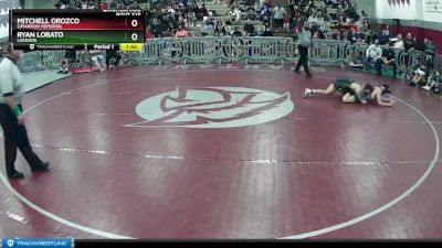 126 lbs Quarterfinal - Mitchell Orozco, Cimarron Memorial vs Ryan Lobato, Lakeside