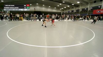 132 lbs Champ. Rd Of 16 - Declan Dahl, Pinnacle Wrestling Club vs Korbin Kanallakan, Illinois