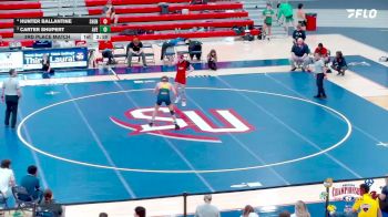 157 lbs 3rd Place Match - Carter Shupert, Averett vs Hunter Ballantine, Shenandoah University