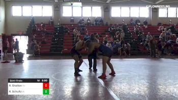 220 lbs Semifinal - Ryver Shelton, Tn vs Robert Schultz, Va