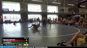 120 lbs Round 5 (6 Team) - Nathan Simpson, Spartan WC vs Ty Murray, Strong House - Red