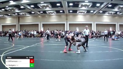 132 lbs Consi Of 64 #1 - Jeremiah Williamson, Vegas Sport WC vs Aaron Rodgers, Top Dog WC