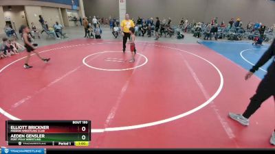 51-53 lbs Round 3 - Aeden Gensler, Fort Polk Wrestling vs Elliott Brickner, Mission Wrestling Club