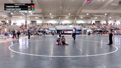 Girls 165 lbs Cons. Semi - Josephine Fisher, Riverdale High School vs Samarah Tafiti, East Ridge High School