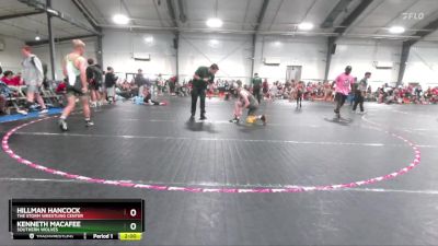 132 lbs Champ. Round 2 - Hillman Hancock, The Storm Wrestling Center vs Kenneth Macafee, Southern Wolves