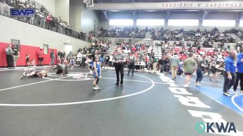 55 lbs Consi Of 8 #1 - Pake Haden, Pawhuska Elks Takedown vs Boston Brooks, Winfield Youth Wrestling Club