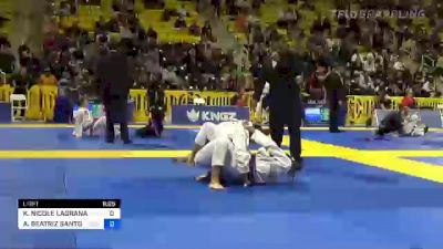 KARINA NICOLE LAGRANA vs ANA BEATRIZ SANTOS SILVA 2022 World Jiu-Jitsu IBJJF Championship