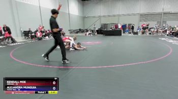 100 lbs Placement Matches (8 Team) - Kendall Moe, Indiana vs Alejandra Munguia, Texas Red