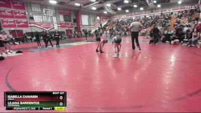 155 lbs Champ. Round 2 - Liliana Barrientos, Centennial vs Isabella Chavarin, Ayala