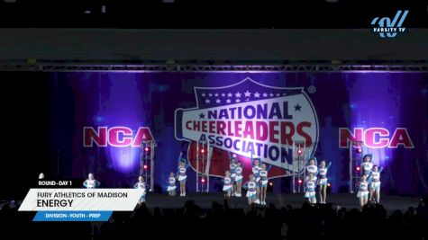 Fury Athletics of Madison - Energy [2025 L1.1 Youth - PREP Day 1] 2025 NCA Milwaukee Classic