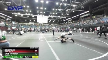 125 lbs Quarterfinal - Cage Hatcher, Carroll vs Grant Eck, Brawlers