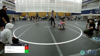 55 lbs Rr Rnd 3 - Tatum Wilson, Choctaw Ironman Youth Wrestling vs Bayler Grady, Standfast