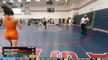 100 lbs Round 2 - Grace Romans, Allen Blue (Girls) vs Alyssa Ventura, Rockwall (Girls)