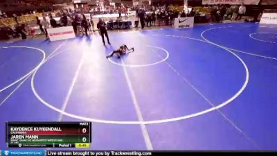 49 lbs 7th Place Match - Kaydence Kuykendall, California vs Jaren Mann, RBWC (Rancho Bernardo Wrestling Club)