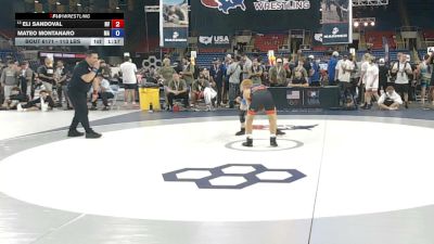 113 lbs Cons. Rd Of 32 - Eli Sandoval, Nevada vs Mateo Montanaro, Massachusetts