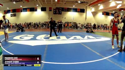 150 lbs Champ. Round 1 - Maddox Cho, Integrity Wrestling Club vs Zymihr Dabbs, Warmup Gang Wrestling Club