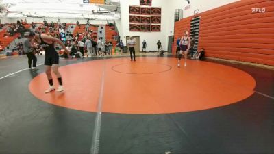 132 lbs Quarterfinal - James Cook, Laurel vs Hudson Mickelson, Lovell