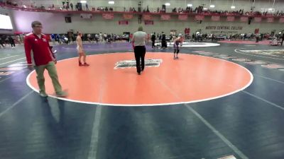 125 lbs Cons. Round 2 - Zane Ely, Aurora Universtiy vs Quentin Keen, Wabash