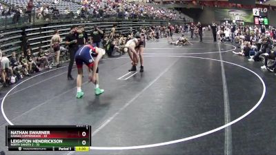 175 lbs Semis & 1st Wrestleback (8 Team) - Nathan Swarner, Kansas Copperheads vs Leighton Hendrickson, North Dakota 2