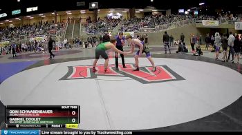 170 lbs Champ. Round 1 - Gabriel Dooley, Waldport Leprechauns Wrestling vs Odin Schwabenbauer, Ascend Wrestling Club