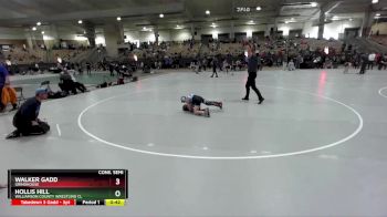 70 lbs Cons. Semi - Hollis Hill, Williamson County Wrestling Cl vs Walker Gadd, Grindhouse