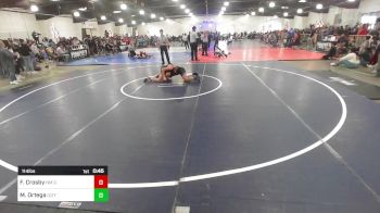 114 lbs Consolation - Federico Crosby, NM Gold vs Mia Ortega, Izzy Style NM Beast