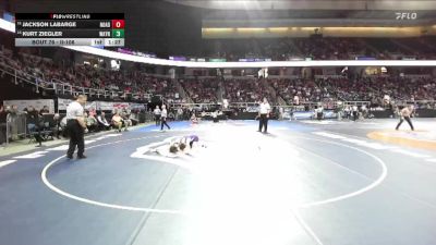 II-108 lbs Champ. Round 1 - Jackson Labarge, Northern Adirondack vs Kurt Ziegler, Wayne