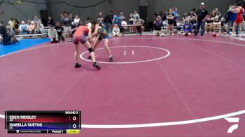 97 lbs Round 5 - Eden Ridgley, OR vs Isabella Suetos, CA