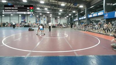 100 lbs Rr Rnd 2 - Kristen Walzer, Wrecking Crew Dream Crushers vs Alessia DeLucia, Elite NJ Red
