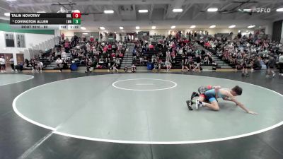 80 lbs Champ. Round 1 - Covington Allen, Lions Wrestling Academy vs Talin Novotny, Hawks WC Lincoln