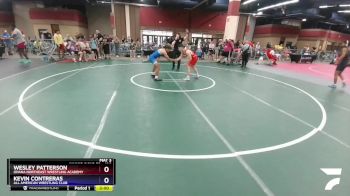 126 lbs Cons. Round 5 - Wesley Patterson, Ohana Northeast Wrestling Academy vs Kevin Contreras, All American Wrestling Club