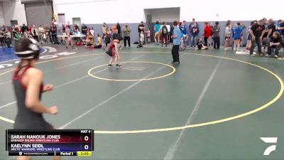 106 lbs Rr1 - Sarah Nanouk Jones, Baranof Bruins Wrestling Club vs Kaelynn Seidl, Arctic Warriors Wrestling Club