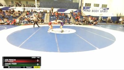 149 lbs Semifinal - Joe Penchi, UW-LaCrosse vs Chase Fiser, Loras