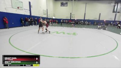 125 lbs Cons. Round 4 - Grant Madl, UW-LaCrosse vs Brett Birchman, Wartburg