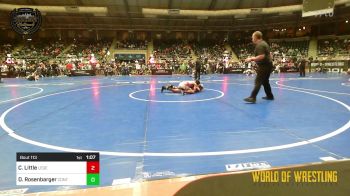 101 lbs Quarterfinal - Cruz Little, Legend Wrestling Club vs Dallas Rosenbarger, Contender Wrestling Academy