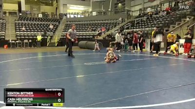 45 lbs Quarterfinal - Kenton Bittner, Chariton Wrestling Club vs Cash Helmrichs, Immortal Athletics WC