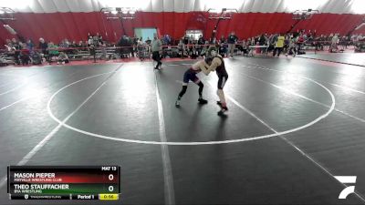 93 lbs Cons. Semi - Mason Pieper, Mayville Wrestling Club vs Theo Stauffacher, BYA Wrestling