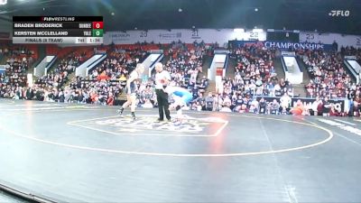 144 lbs Finals (8 Team) - Braden Broderick, Dundee vs Kersten McClelland, Yale