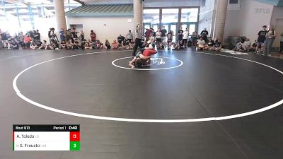 150 lbs Cons. Round 3 - Santos Frausto, Falcon WC vs Alexis Toledo, Los Banos