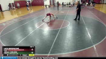 113 lbs Round 2 - Aidan Carlson, Pinnacle Wrestling Club vs Jack Bridenstine, Coon Rapids Mat Bandits Wrestling Club