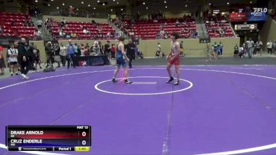 114 lbs Quarterfinal - Drake Arnold, NE vs Cruz Enderle, MO