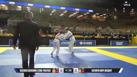 Kathryn Hope McQuay vs Heather Catherine Leone-Prather 2025 Pan Jiu Jitsu IBJJF Championship