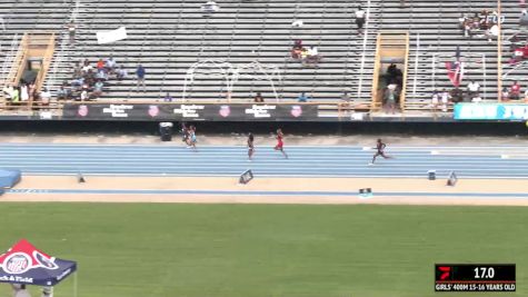 Youth Girls' 400m, Semi-Finals 3 - Age 15-16