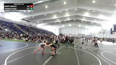 116 lbs Semifinal - Emery Merlos, Silverback WC vs Addisyn Vogel, Atlas Grappling