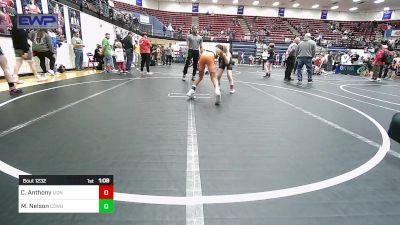 90 lbs Final - Callen Anthony, Lions Wrestling Academy vs Montra Nelson, Cowboy Wrestling